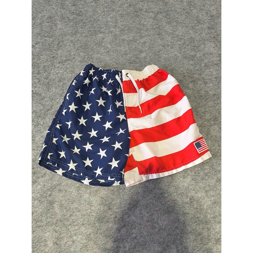 Exist Swim‎ Trunks American Flag Men's Size M